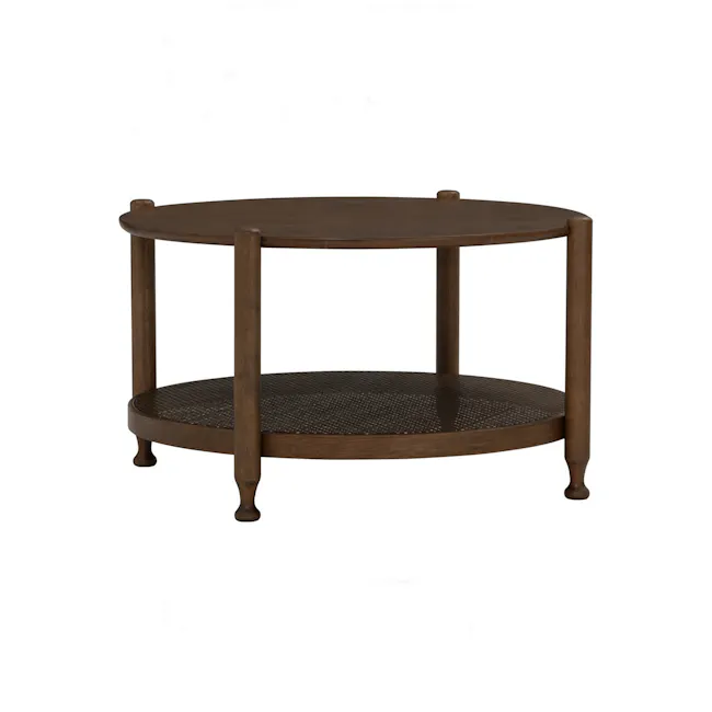 Winette Round Coffee Table - Cocoa - 5