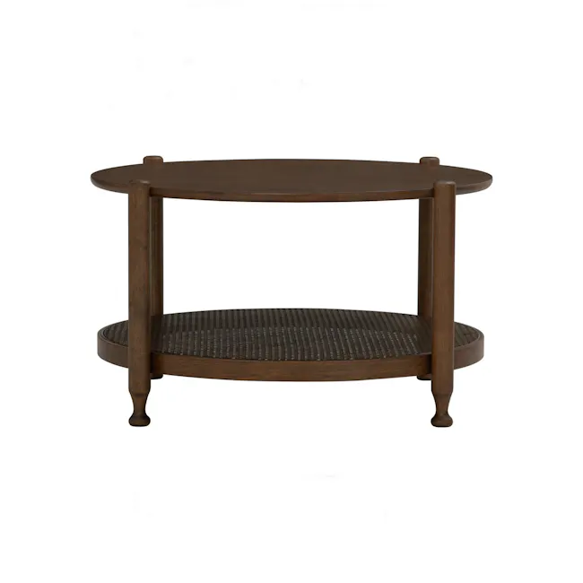 (As-is) Winette Round Coffee Table - Cocoa - 8