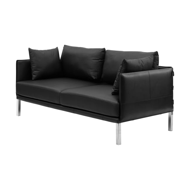 (As-is) DS-333 3 Seater Sofa Replica - Black (Genuine Cowhide) - 9