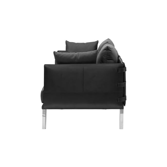 (As-is) DS-333 3 Seater Sofa Replica - Black (Genuine Cowhide) - 11