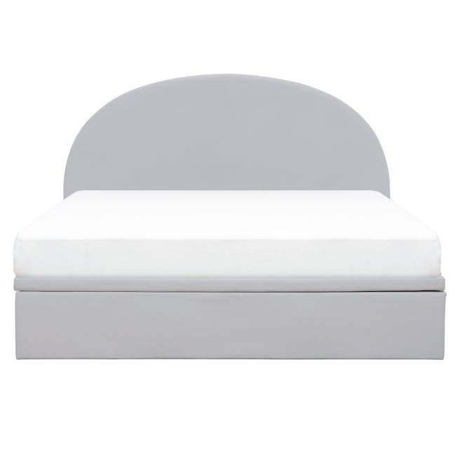 Aspen King Storage Bed - Light Grey (Pet Friendly) - 1