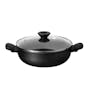 Meyer Midnight Nonstick Hard Anodized 26cm Covered Wok - 0
