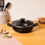 Meyer Midnight Nonstick Hard Anodized 26cm Covered Wok - 1