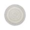 Essenza Round Flatwoven  Rug 1.2m - Grey Mandala