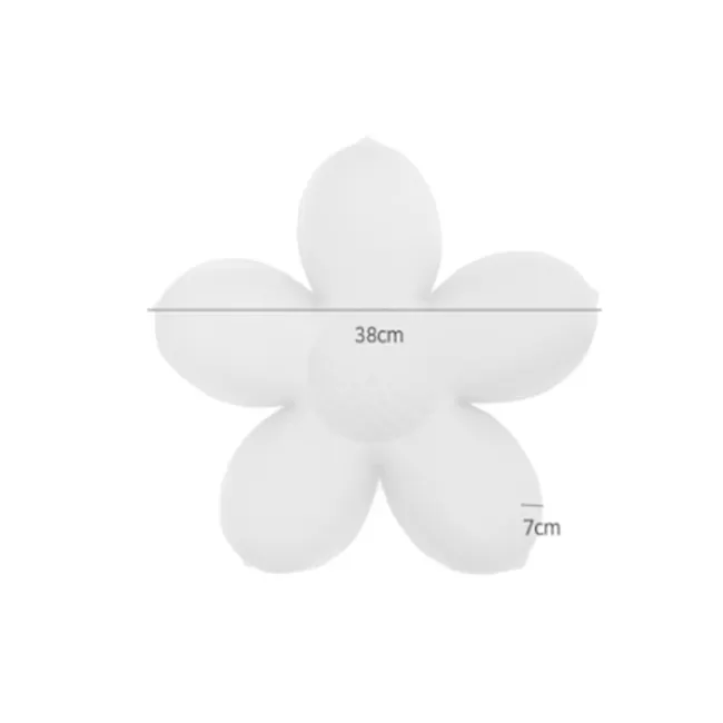 Kids Blossom Flower Wall Lamp - 11 - White, flower-shaped, petal-like, ergonomic, handheld, slim design, compact size