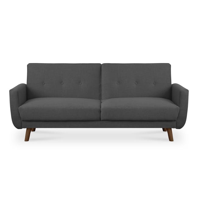Maverick Sofa Bed - Walnut, Charcoal (Eco Clean Fabric) - 0