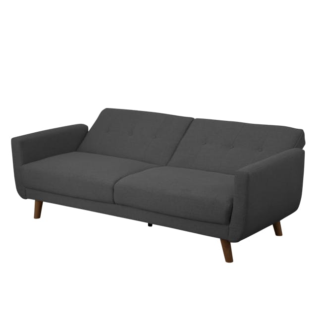 Maverick Sofa Bed - Walnut, Charcoal (Eco Clean Fabric) - 4
