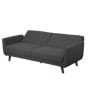 Maverick Sofa Bed - Walnut, Charcoal (Eco Clean Fabric) - 4