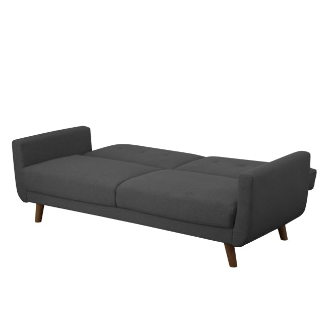 Maverick Sofa Bed - Walnut, Charcoal (Eco Clean Fabric) - 5
