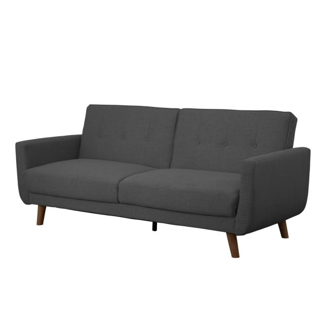 Maverick Sofa Bed - Walnut, Charcoal (Eco Clean Fabric) - 1