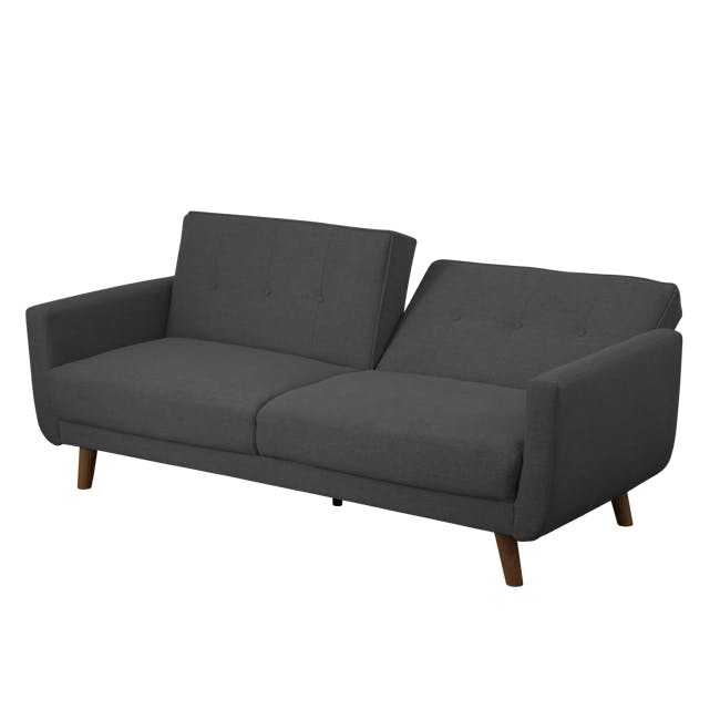 Maverick Sofa Bed - Walnut, Charcoal (Eco Clean Fabric) - 2