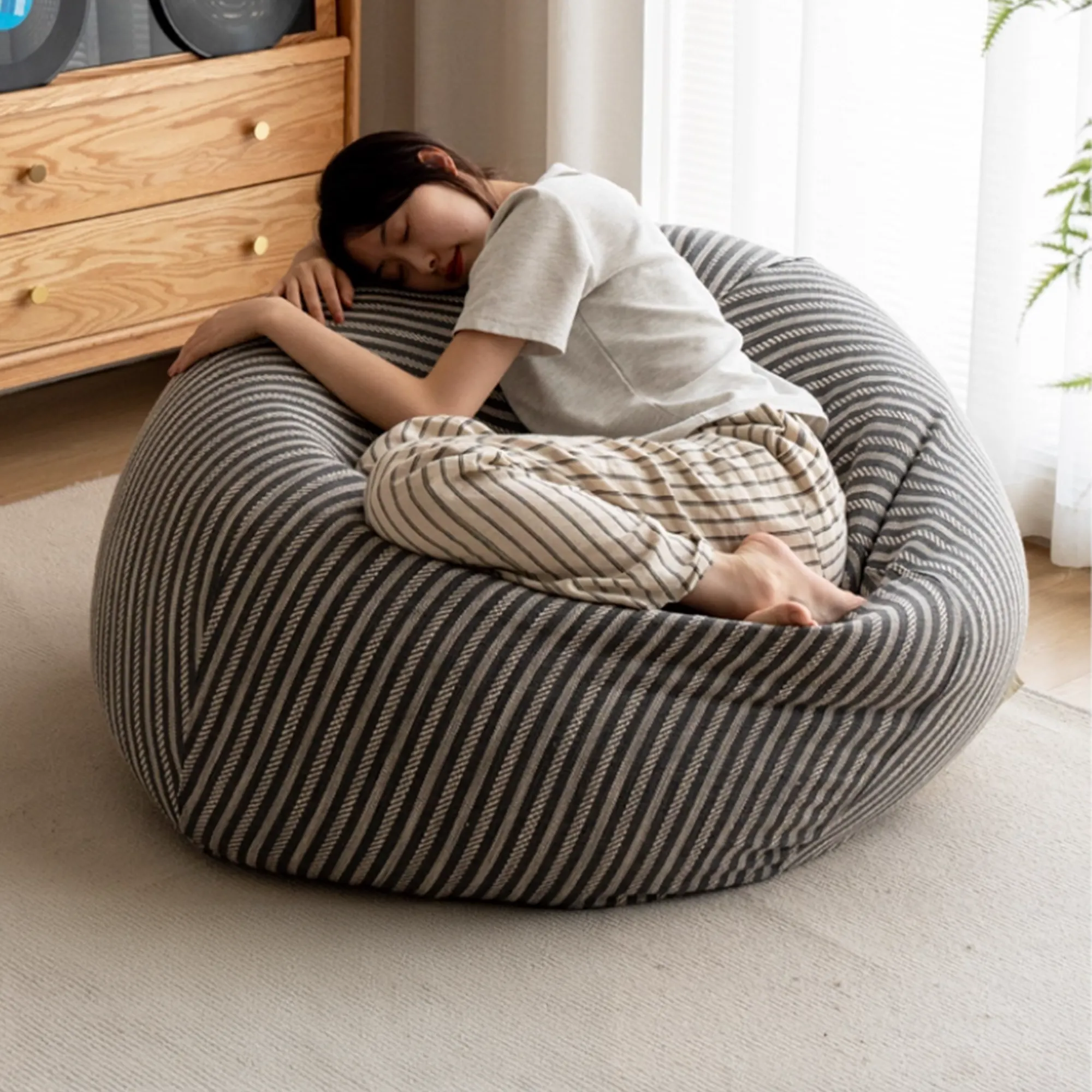 Naree Bean Bag - Beige - 14