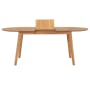 Werner Oval Extendable Dining Table 1.5m-2m - Natural - 4
