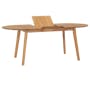 Werner Oval Extendable Dining Table 1.5m-2m - Natural - 1
