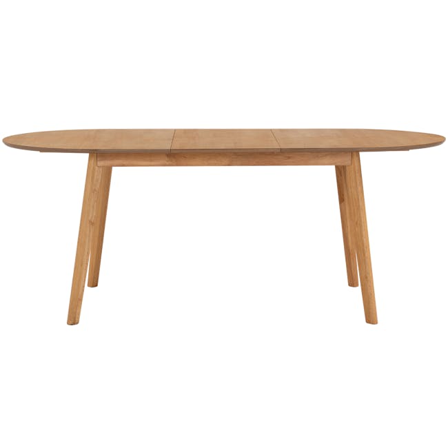 Werner Oval Extendable Dining Table 1.5m-2m - Natural - 0