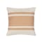 Bold Stripe Linen Cushion Cover - Beige - 0