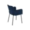 Maeve Dining Table 2m with 4 Dakota Dining Armchairs in Navy and Grey - 18