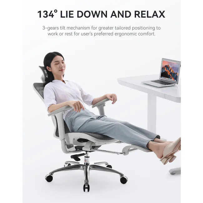 Sihoo M57C Ergonomic Chair - Black - 5