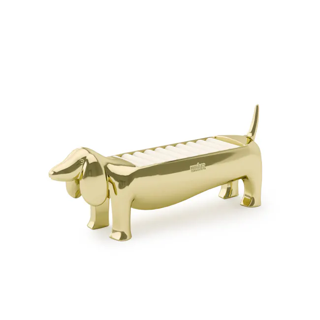 Dachsie Ring Holder - Brass - 6