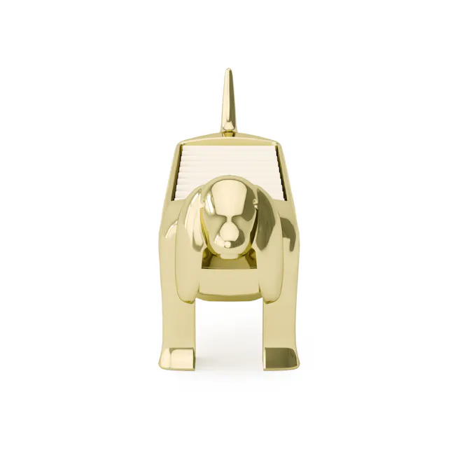 Dachsie Ring Holder - Brass - 10