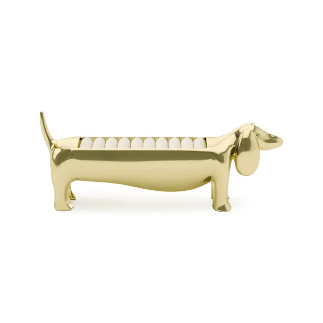 Dachsie Ring Holder - Brass - 7