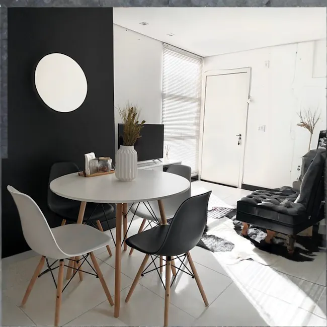 (As-is) Oslo Chair - Natural, Black - 3 - 8