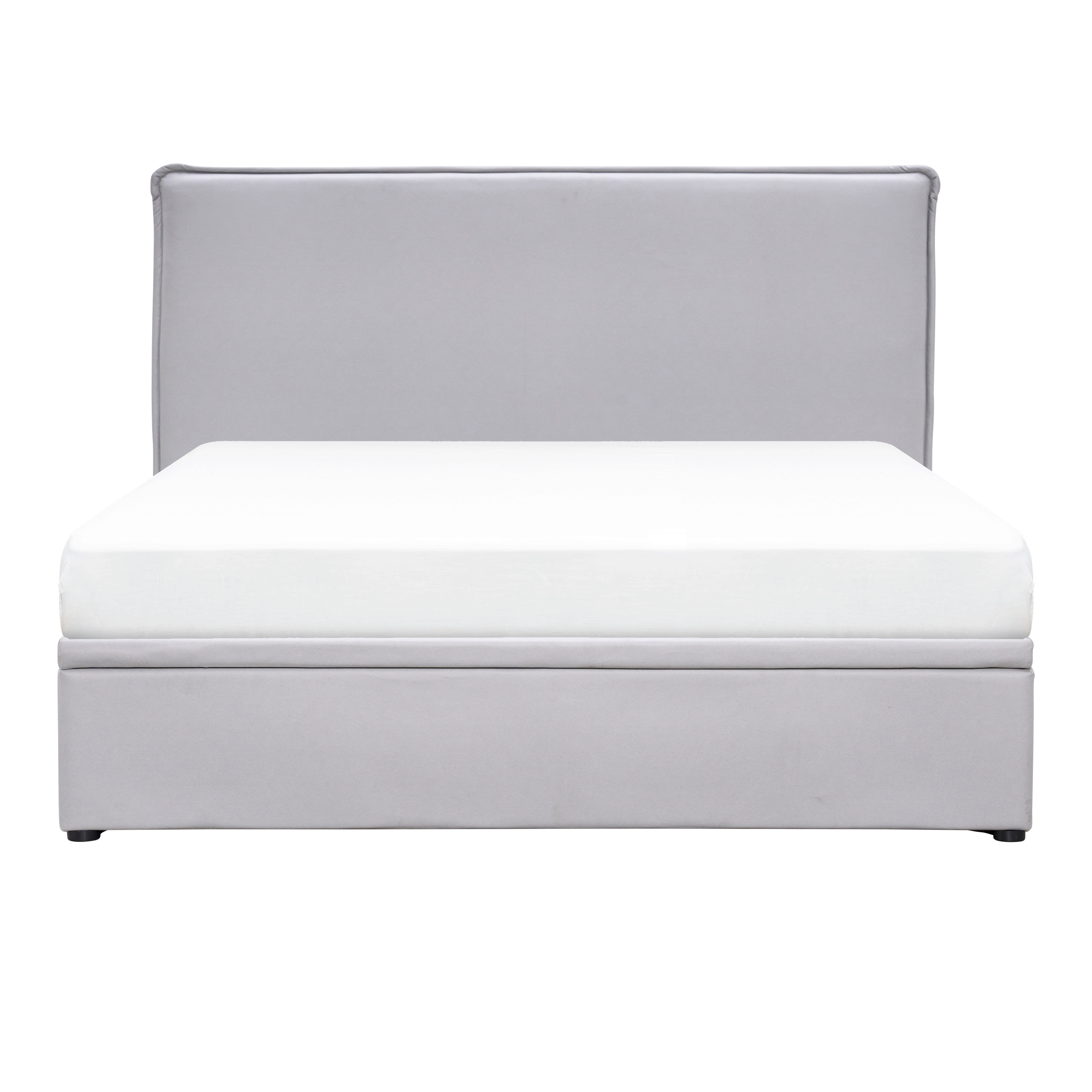 Arthur King Storage Bed  - Light Grey (Pet Friendly)