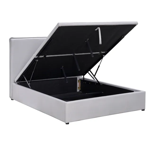 Arthur King Storage Bed - Light Grey (Pet Friendly) - 5