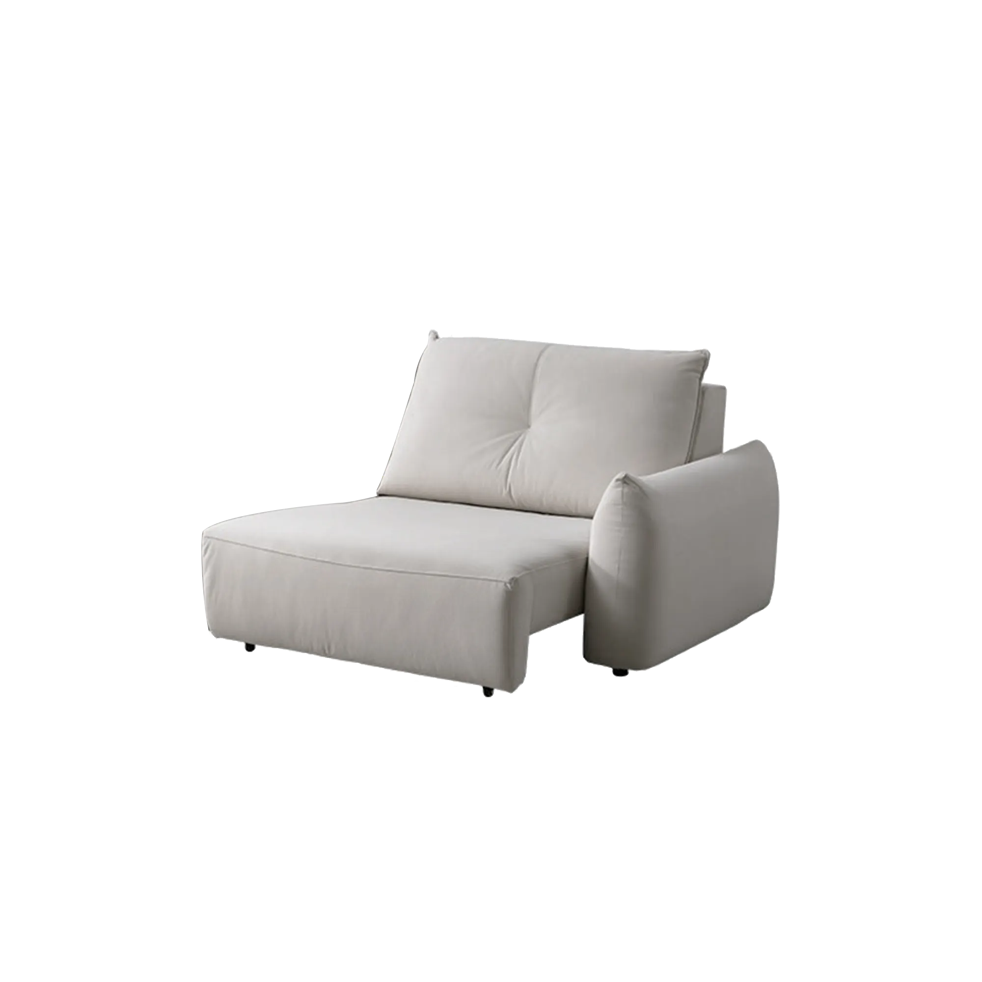 Cladon Right Arm Power Sliding Extension Sofa Unit - Misty Grey (Scratch Resistant)