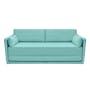Greta 3 Seater Sofa Bed - Mint - 0