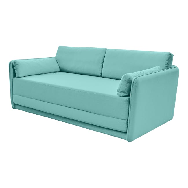 Greta 3 Seater Sofa Bed - Mint - 3