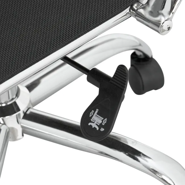 Elijah Mid Back Mesh Office Chair - Black - 9