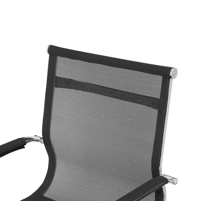 Elijah Mid Back Mesh Office Chair - Black - 7