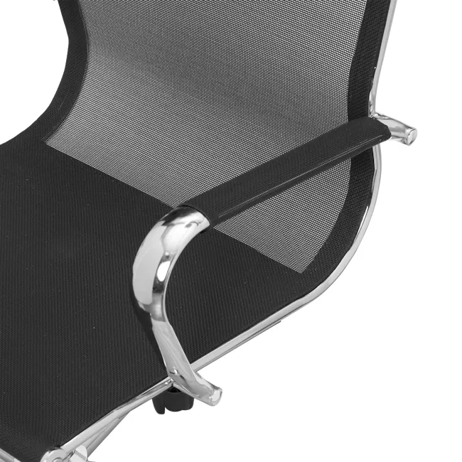 Elijah Mid Back Mesh Office Chair - Black - 11