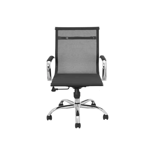 Elijah Mid Back Mesh Office Chair - Black - 4