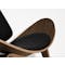 Logan Lounge Chair - Walnut, Black (Genuine Leather) - 2