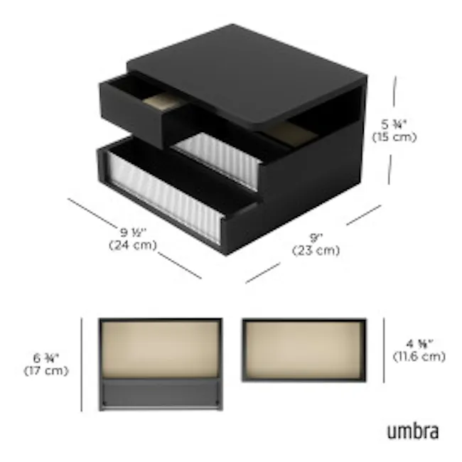 Malibu Storage Box - Black - 17