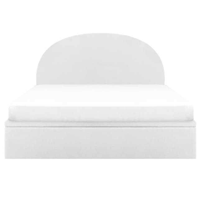 Aspen King Storage Bed - Cloud White - 0