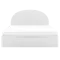 Aspen King Storage Bed - Cloud White
