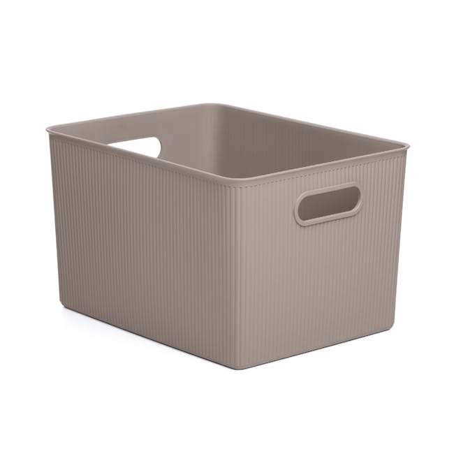 Tatay Organizer Storage Basket - Taupe (4 Sizes) - 5L - 11