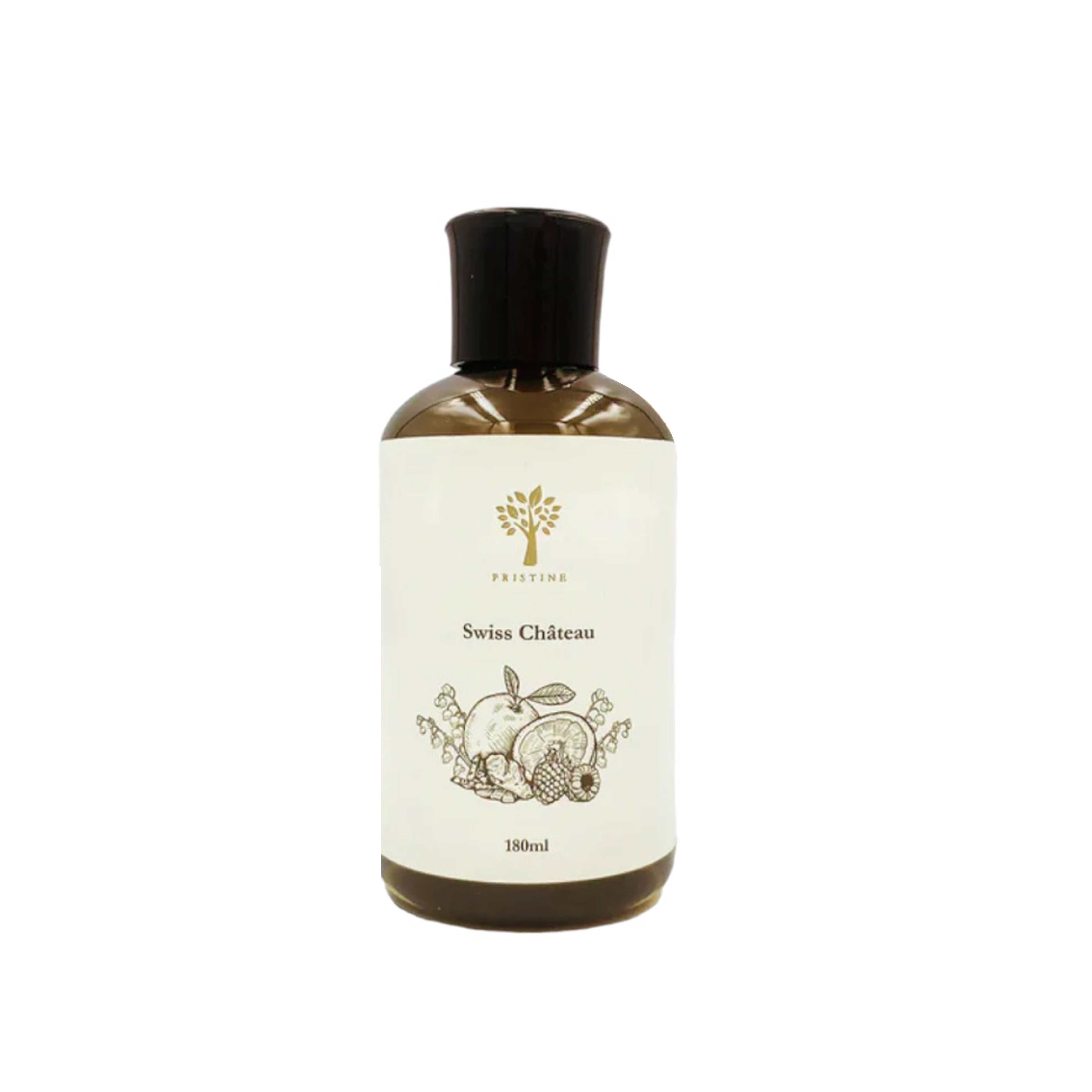 Pristine Arome Home Scent Refill 180ml - Swiss Château (Refill + Reed Stick Set)