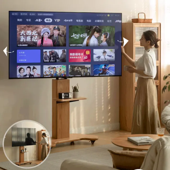 Neru Mobile Swivel TV Mount Stand - 5