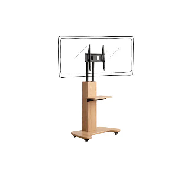 Neru Mobile Swivel TV Mount Stand - 1