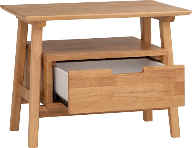 Keva Bedside Table - Natural - 2