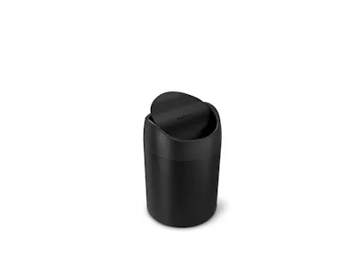 simplehuman 1.5L Countertop Bin - Matte Black