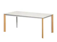 (As-is) Nelson Dining Table 2m - Travertine (Sintered Stone)