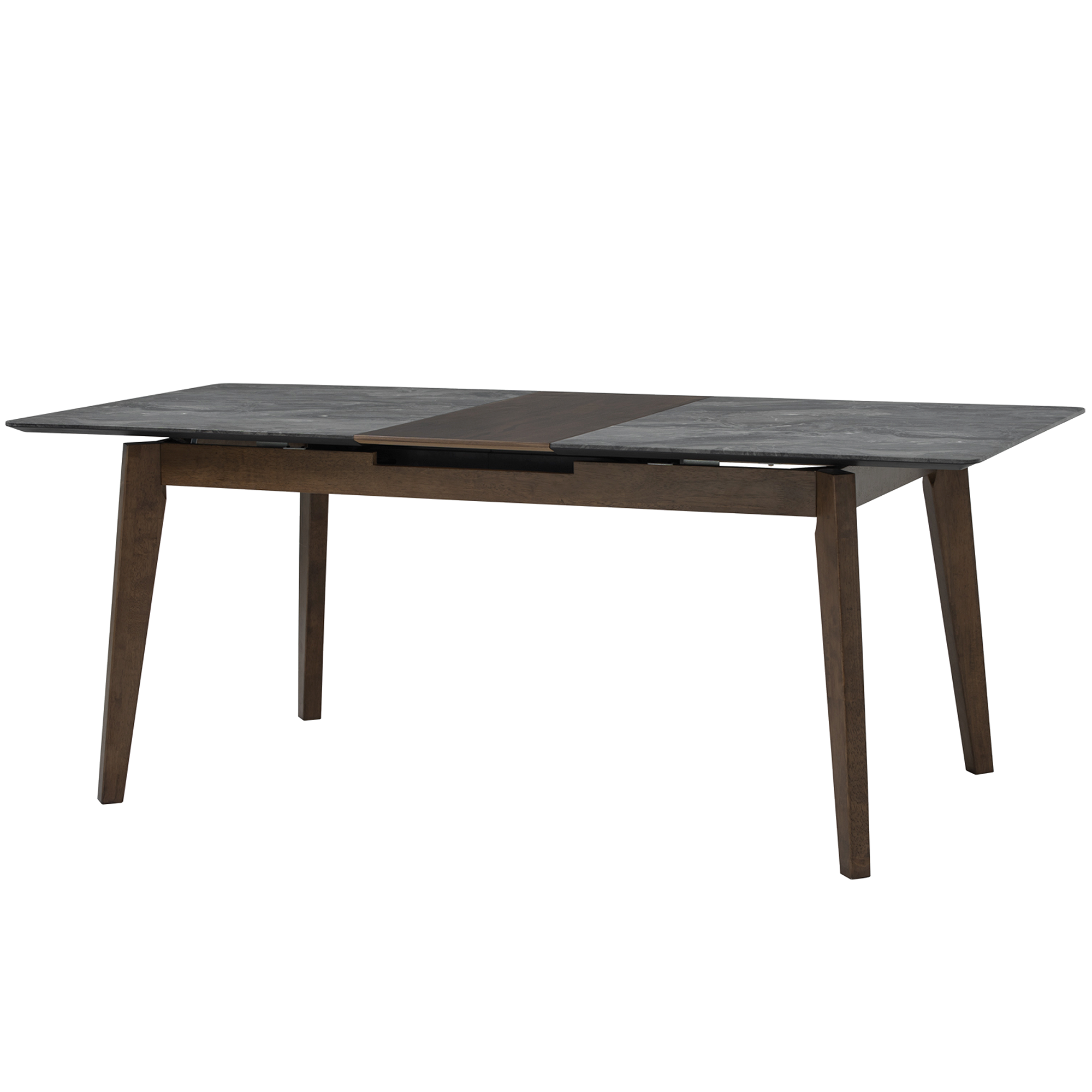 Finna Extendable Dining Table 1.6m-2m - Cocoa, Grey Marble (Smart Top™)