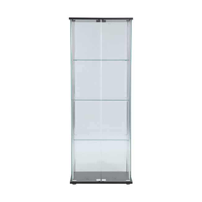 Haider Glass Cabinet 0.6m - Black - 10