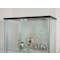 Haider Glass Cabinet 0.6m - Black - 3