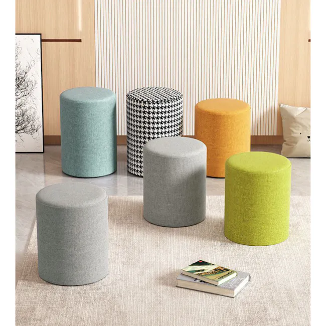 Pepa Pouf Stool - Khaki - 10